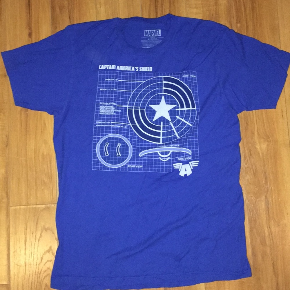 🚹Marvel Captain America T-Shirt NWOT
